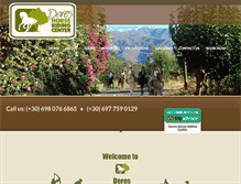 Tablet Screenshot of chaniahorseriding.com